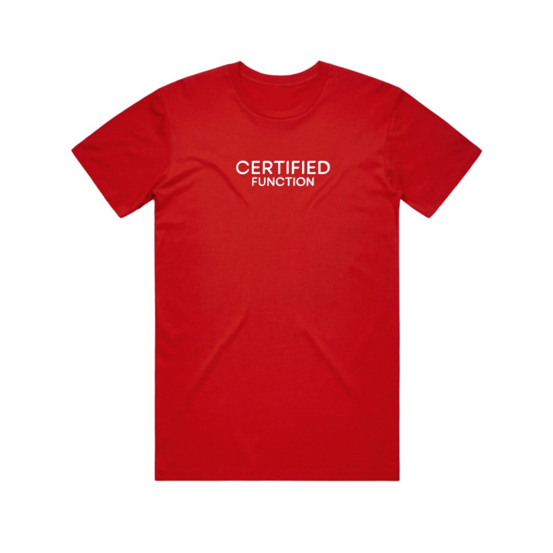 It MUST Be Certified T-Shirt Red