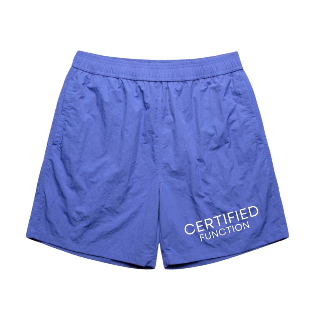 Certified Function Crinkle Swimming Shorts Blue