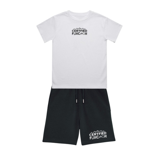 Kids Certified Bear Two Piece Set With Black Shorts